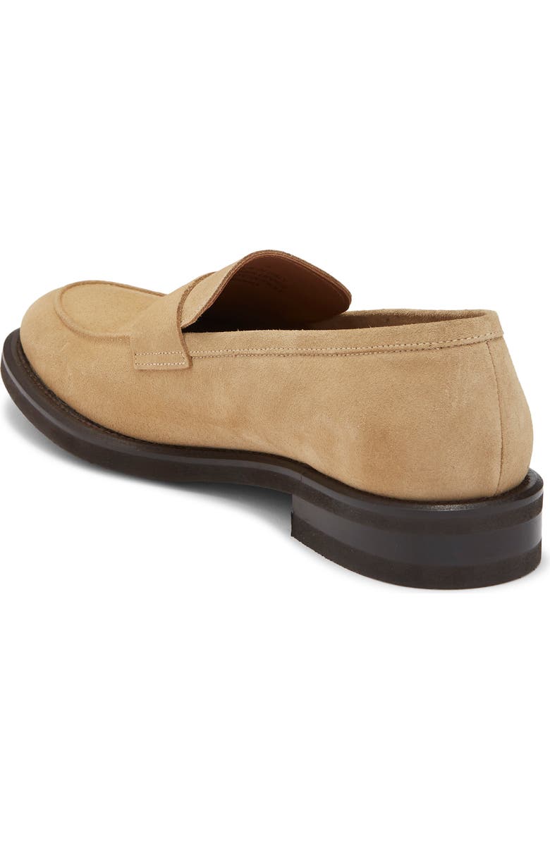 Nordstrom Pienza Casual Penny Loafer, Alternate, color, Beige Suede