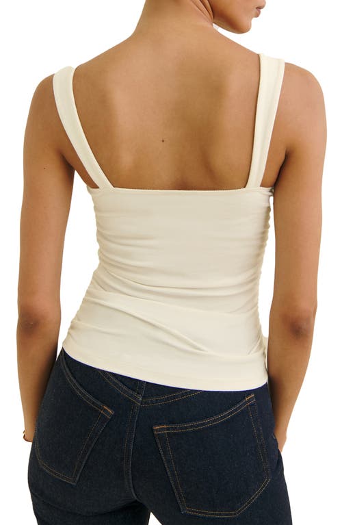 Reformation Trish Knit Tank In Neutral