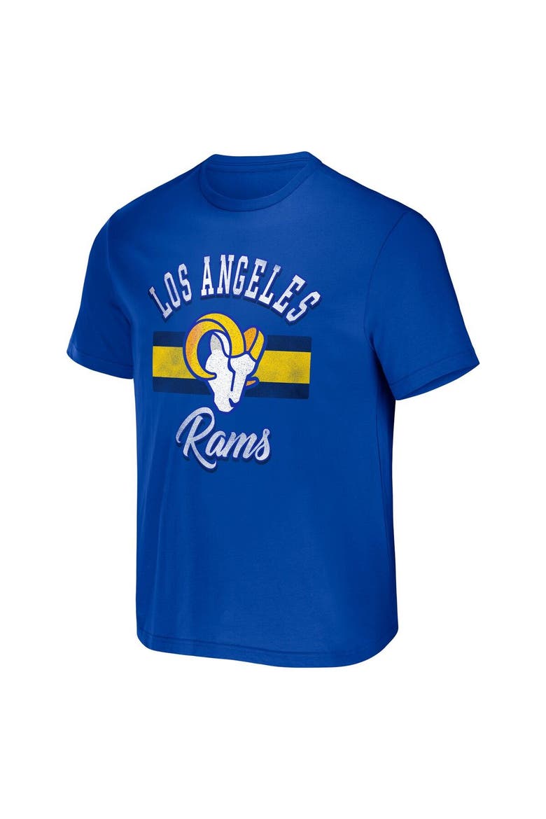 Men's NFL x Darius Rucker Collection by Fanatics Royal Los Angeles Rams Stripe T-Shirt, Alternate, color, Royal
