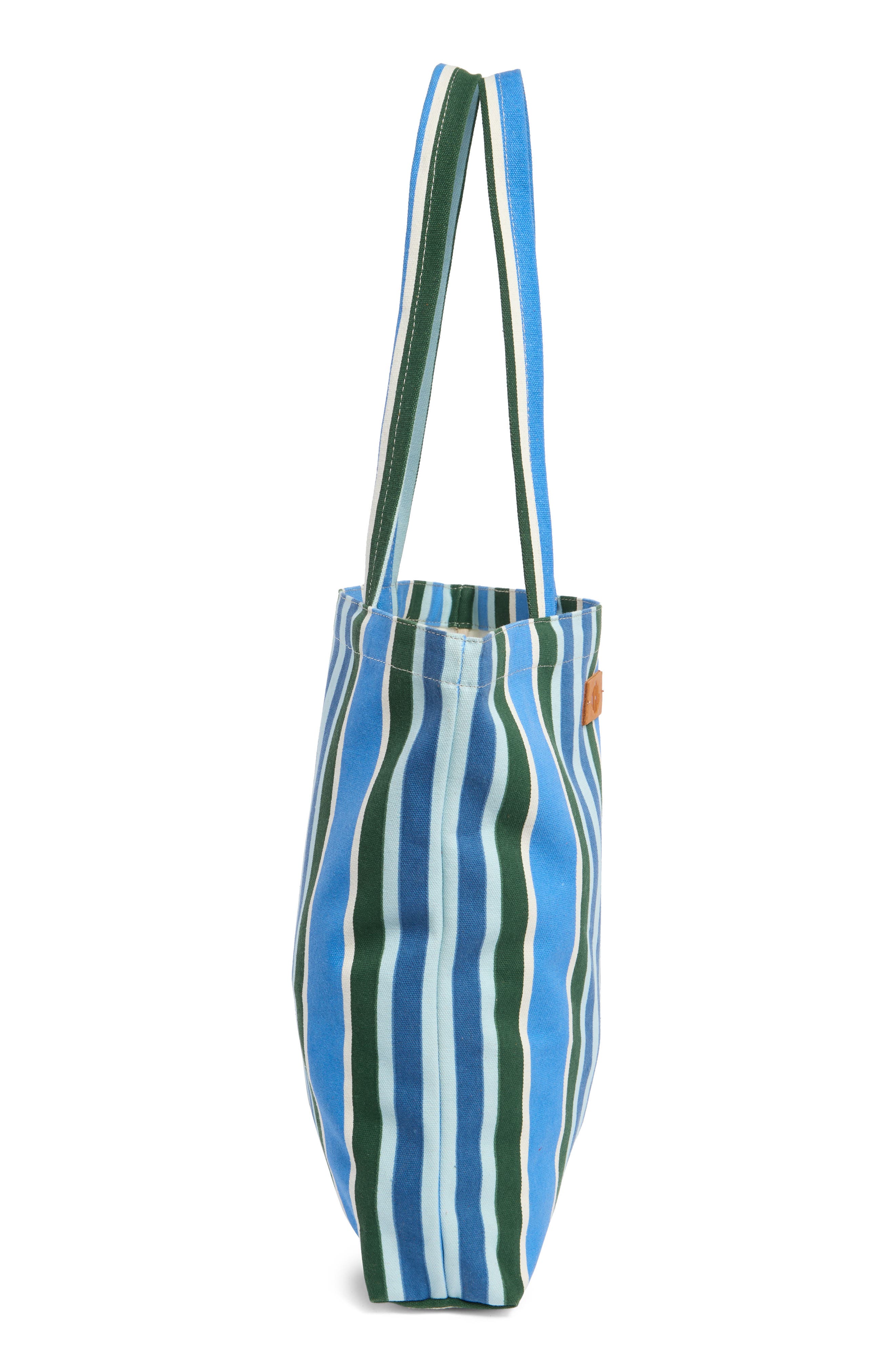 Eden Cotton Canvas Tote, Alternate, color, SKY MULTI