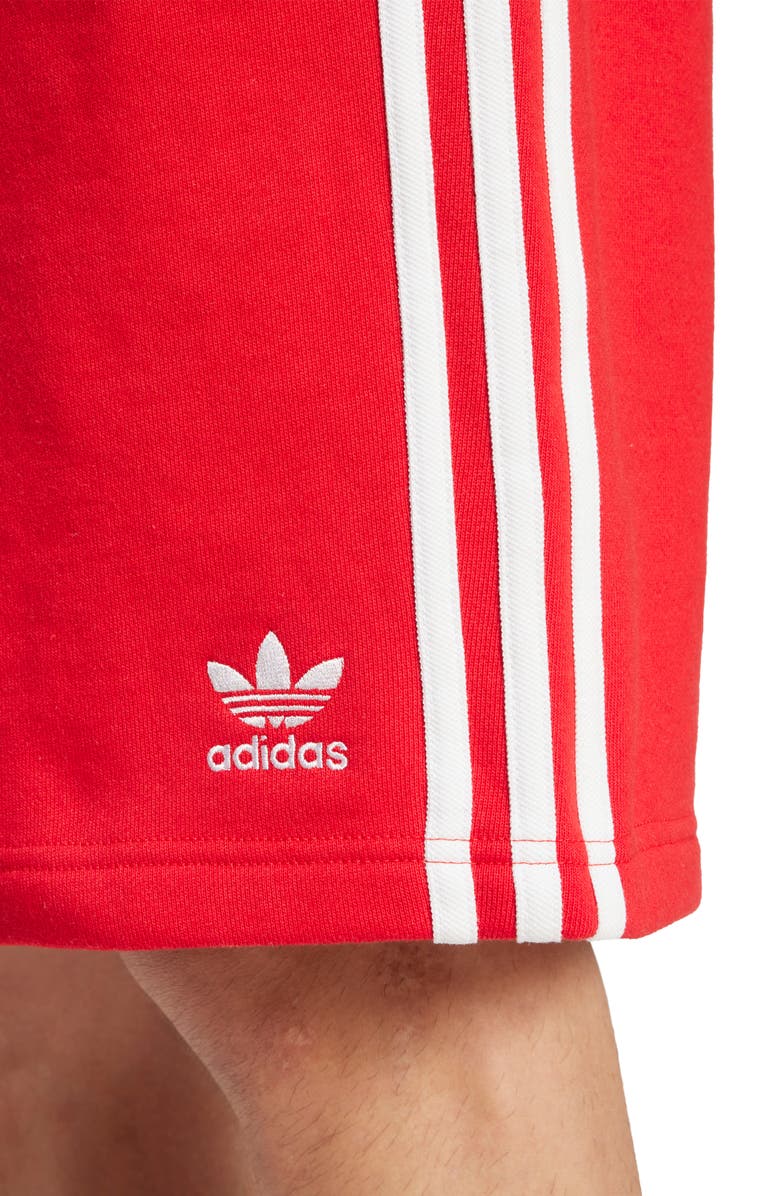 adidas Adicolor 3-Stripes Trefoil Logo French Terry Sweat Shorts, Alternate, color, 