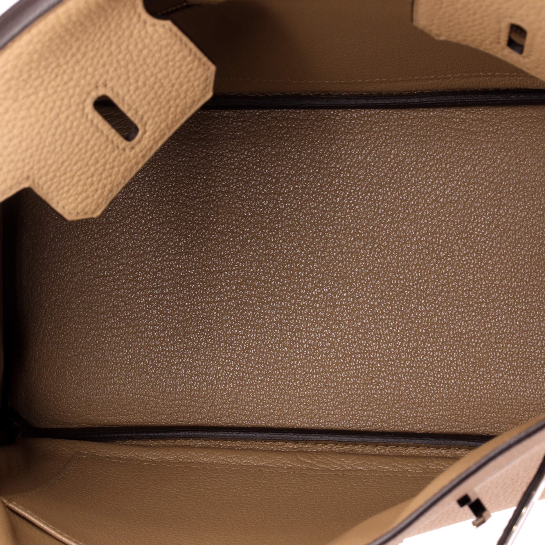 Birkin Handbag Brown Togo with Palladium Hardware 25, Alternate, color, Beige