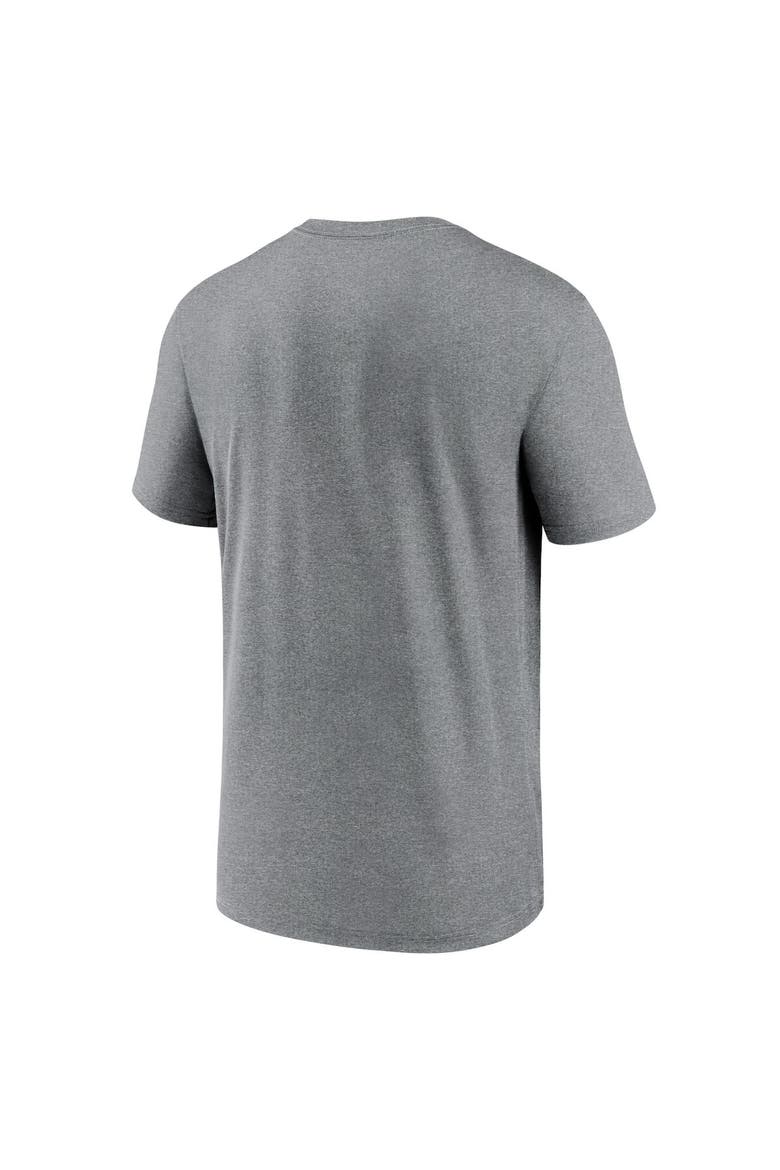 Men's Nike Heather Gray Philadelphia Eagles Legend Team Shoutout Performance T-Shirt, Alternate, color, Heather Gray