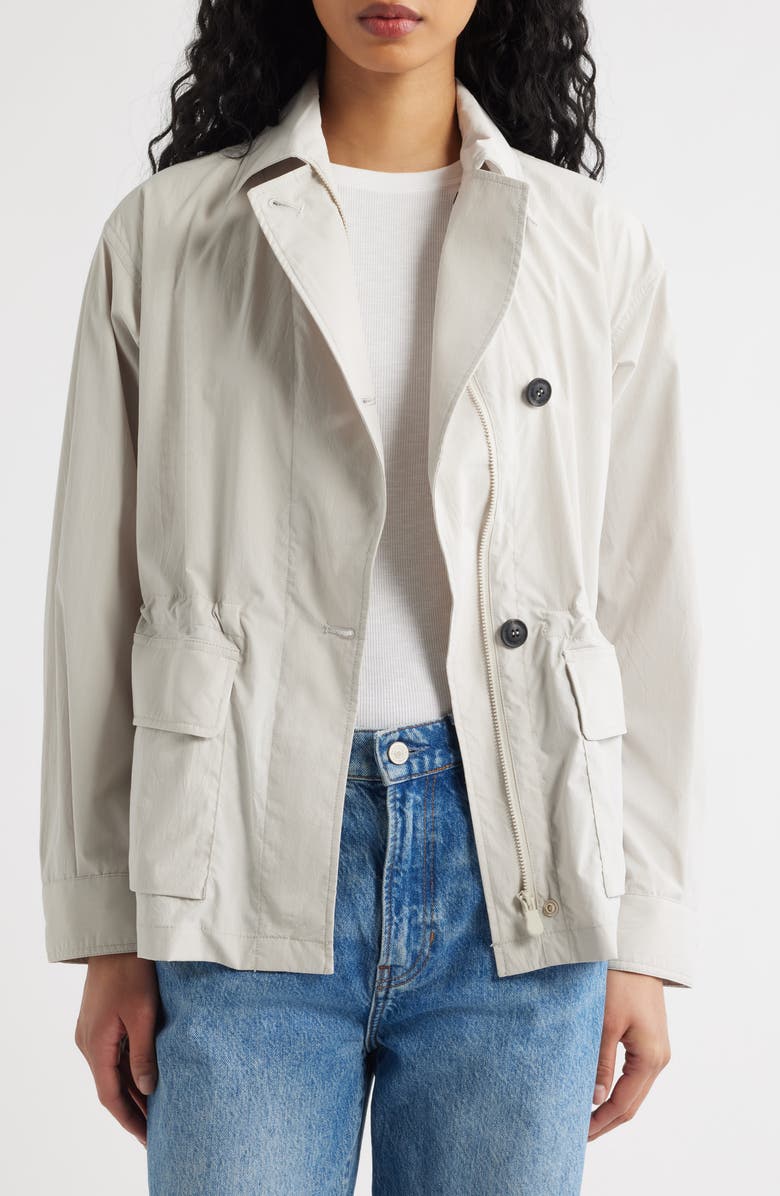 Save The Duck Irma Water Resistant Jacket, Alternate, color, Rainy Beige