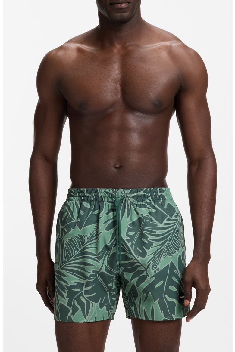 Pirhana Swim Trunks, Main, color, OPEN GREEN