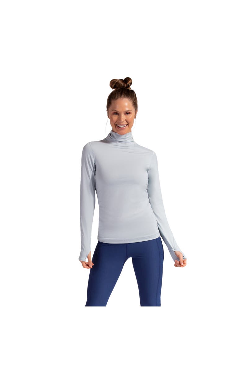 BloqUV Women's Turtleneck, Main, color, Soft Gray