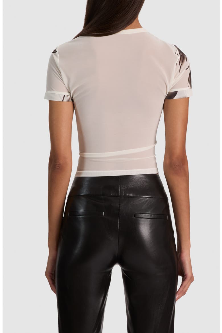 Tess Graphic Mesh T-Shirt, Alternate, color, LADY LUCK BISCOTTI