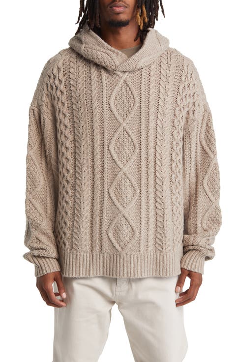 Cable Knit Hoodie