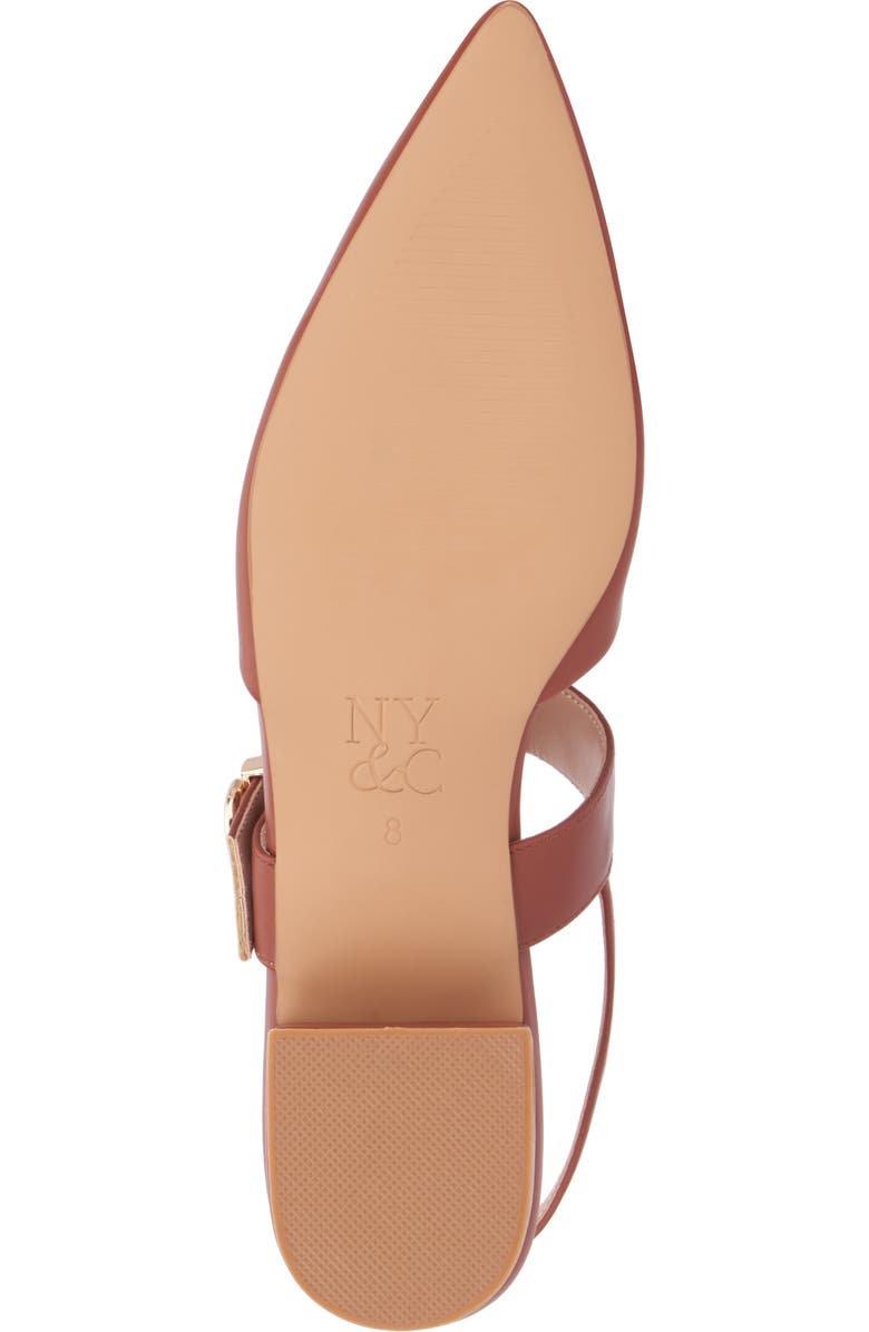 NEW YORK AND COMPANY Rea Slingback Pump, Alternate, color, Cognac
