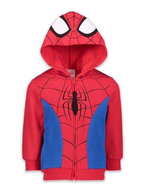 Spider-Man Cosplay Fleece Zip-Up Hoodie (Toddler, Little Kid & Big Kid)