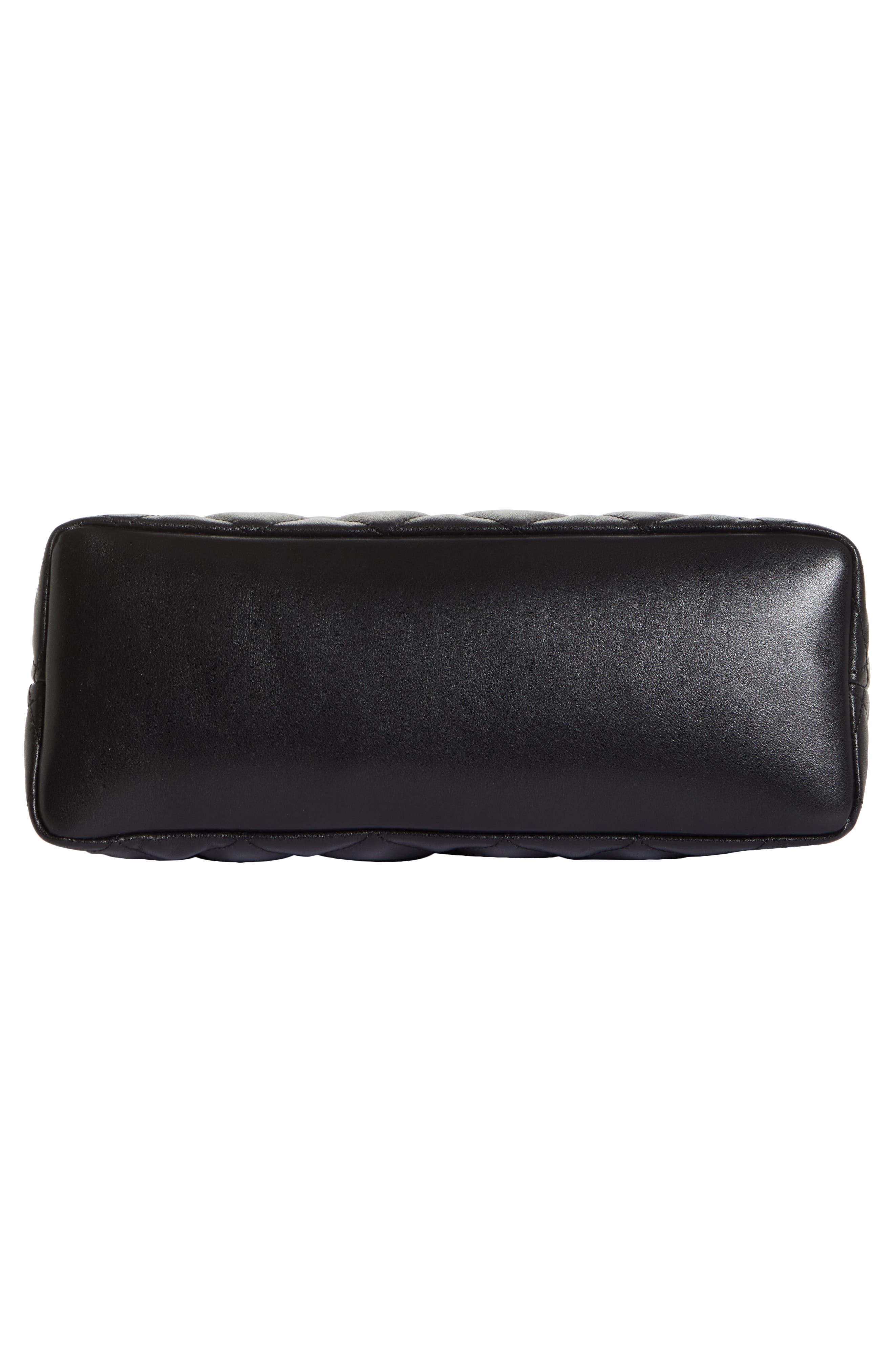 Saint Laurent Large Diamond Quilted Leather Cosmetic Pouch, Alternate, color, 