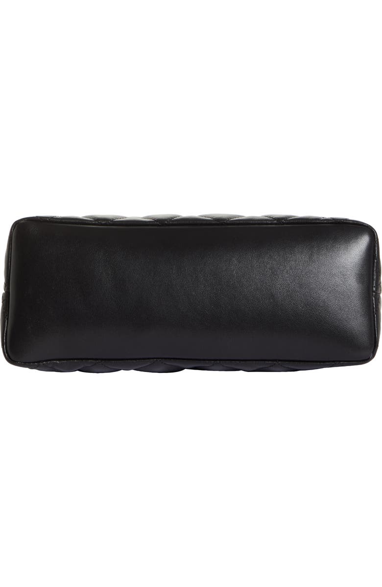 Saint Laurent Large Diamond Quilted Leather Cosmetic Pouch, Alternate, color,