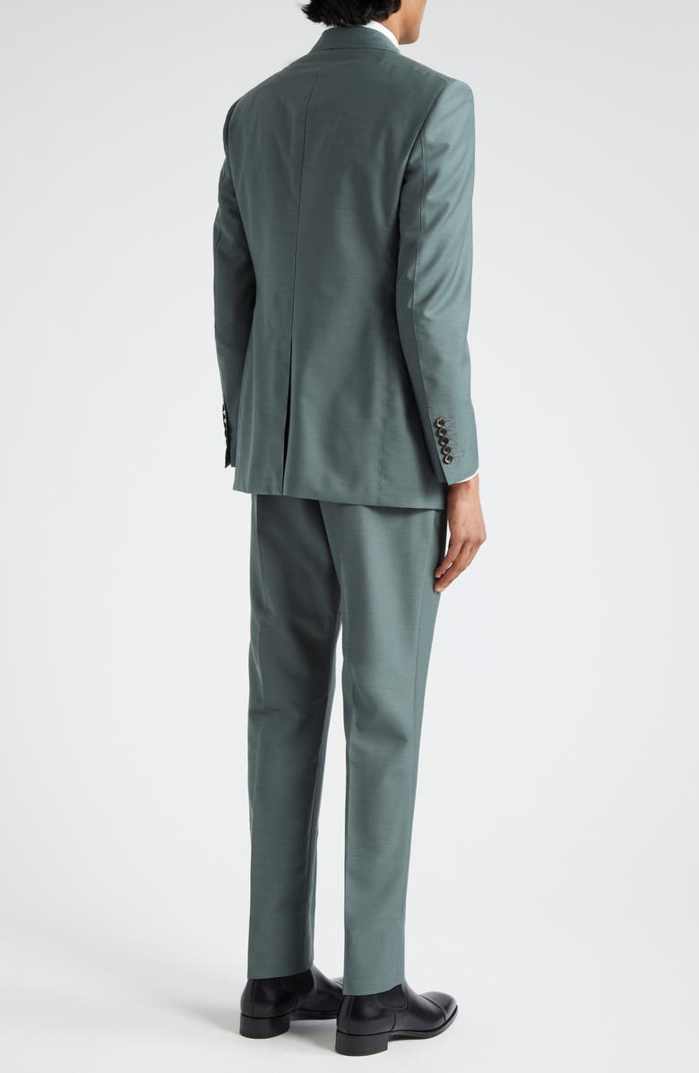 TOM FORD Atticus Wool & Silk Suit, Alternate, color, Military Green