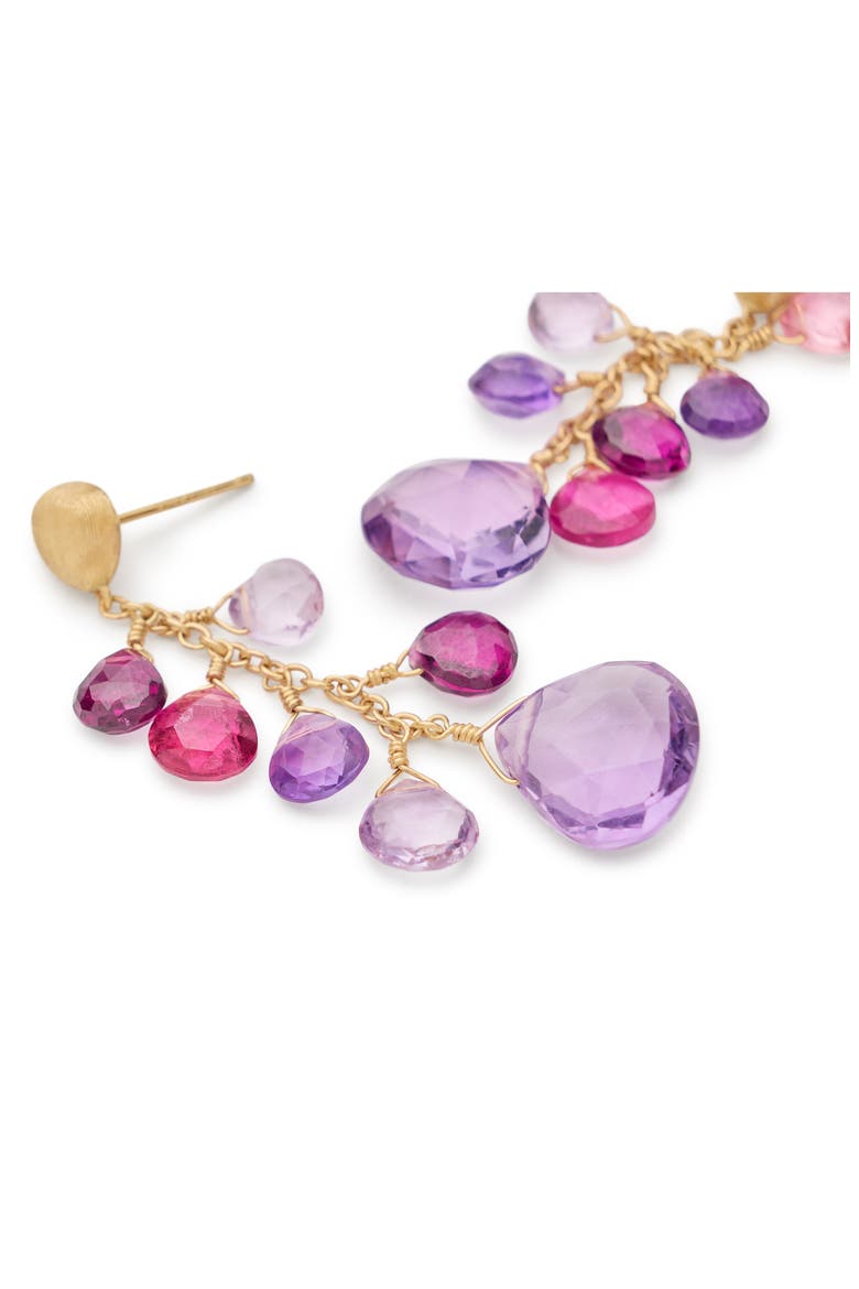 Paradise 18K Yellow Gold Semiprecious Stone Drop Earrings, Alternate, color, 18K GOLD