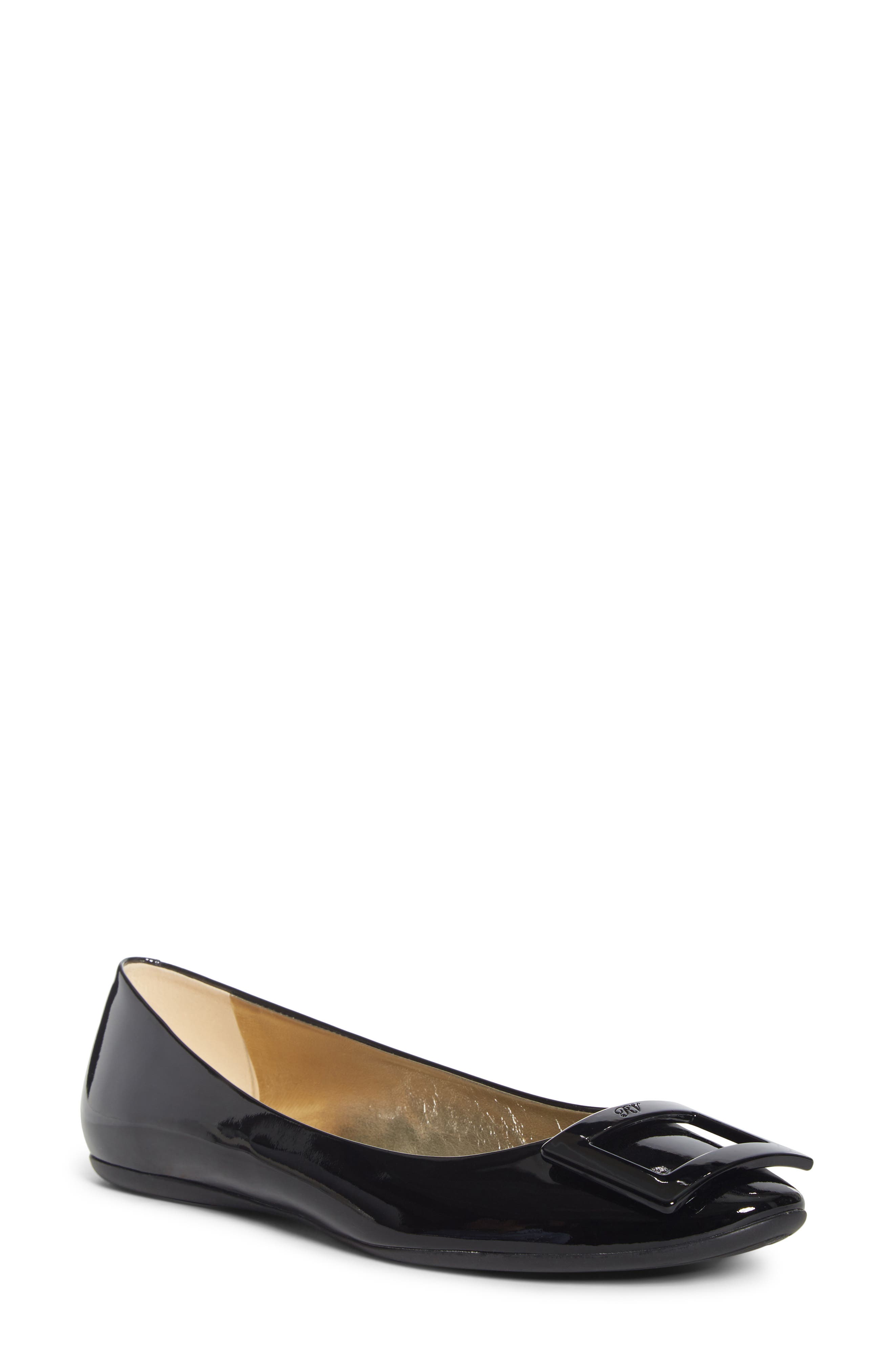 Roger Vivier Gommette Buckle Ballet Flat, Main, color, 