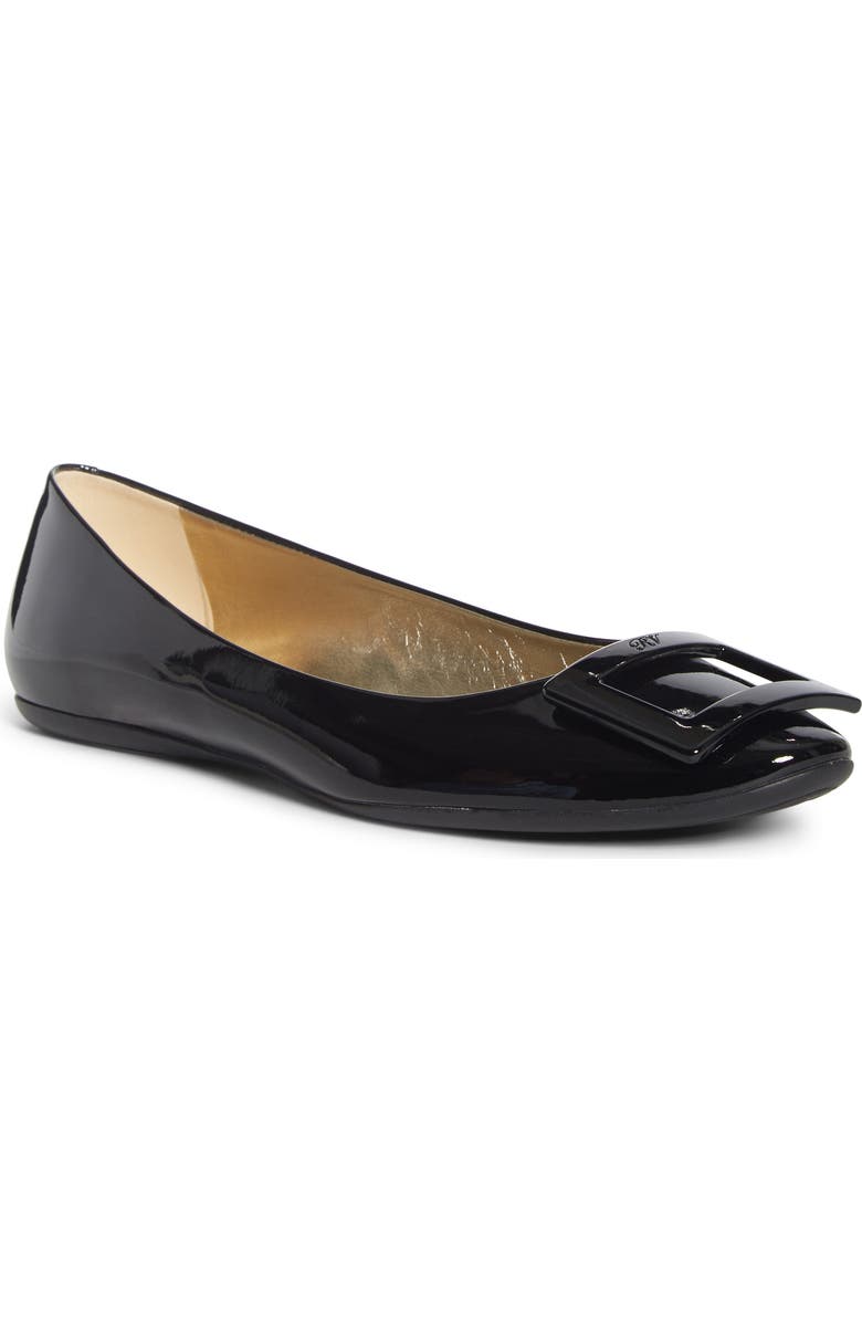 Roger Vivier Gommette Buckle Ballet Flat, Main, color,