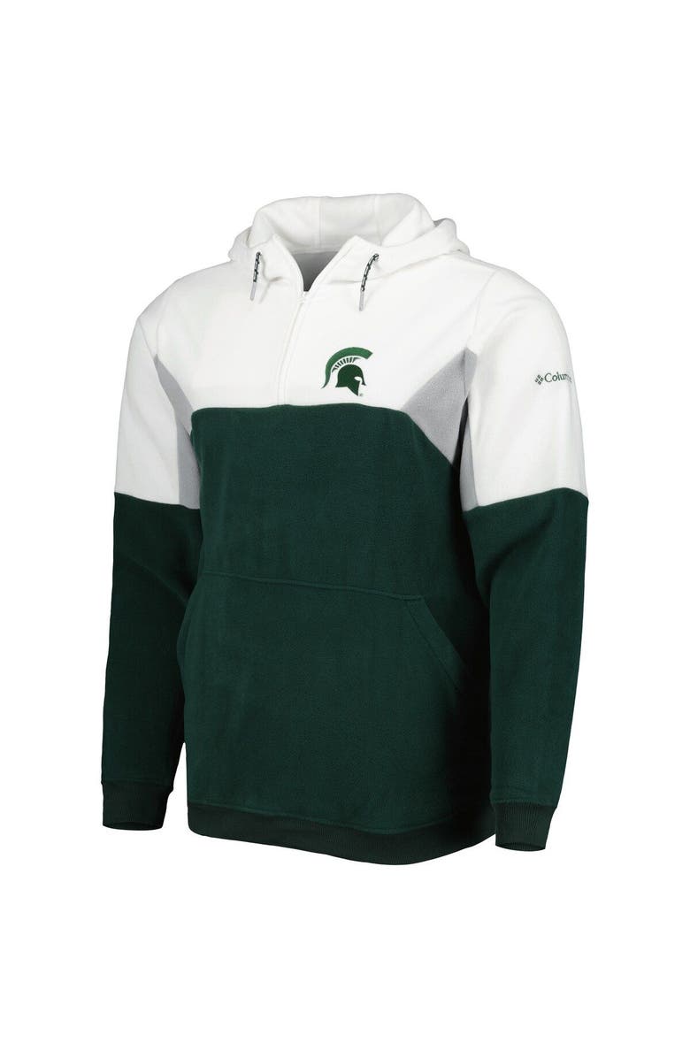 Columbia Men's Columbia Green Michigan State Spartans Lodge Quarter-Zip Hoodie, Alternate, color, Green