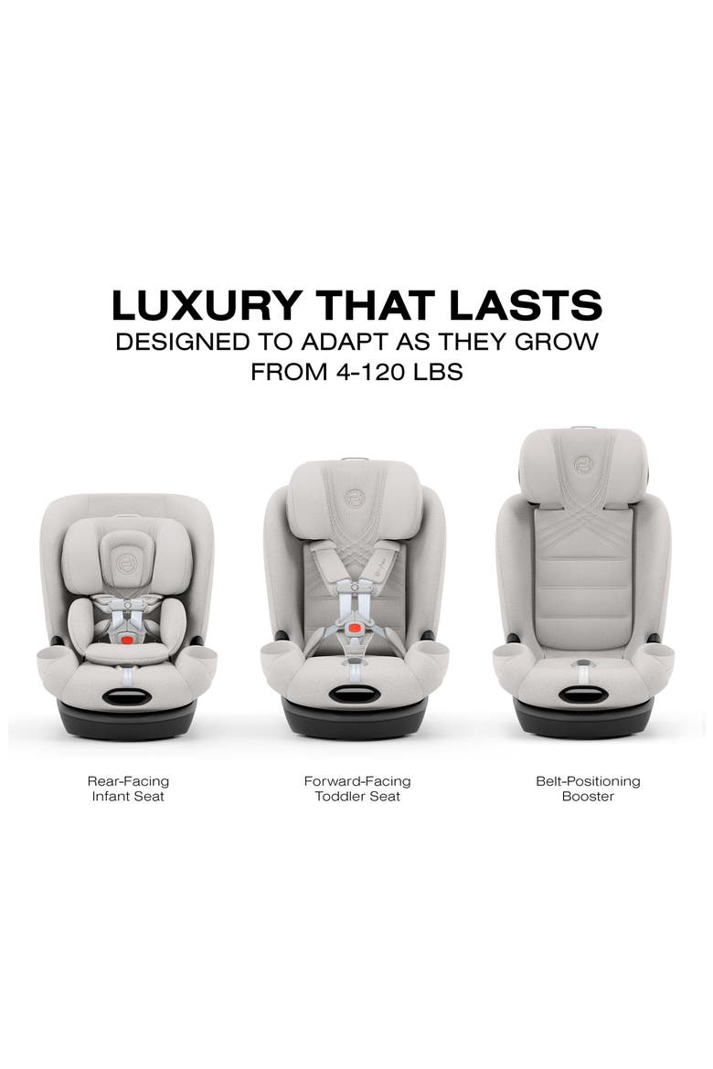 Callisto T 360 Rotating Convertible Car Seat, Alternate, color, CITY GREY