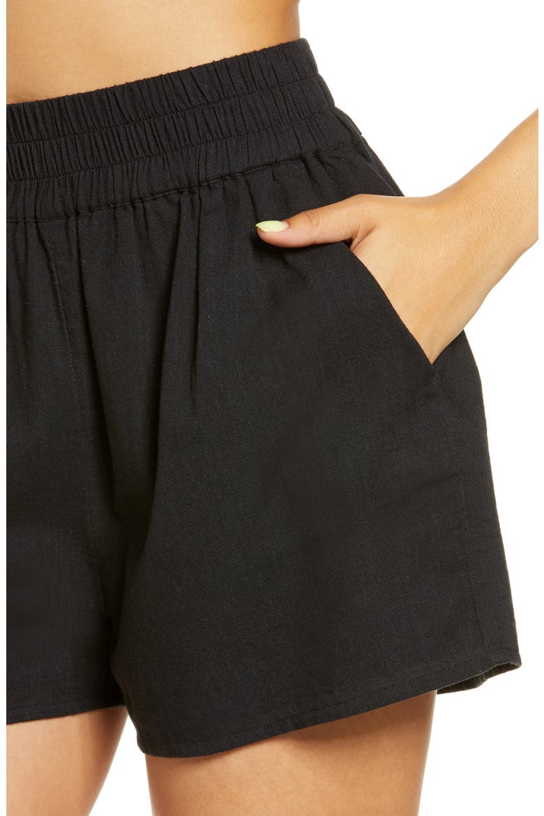 Too Good Swim Shorts, Alternate, color, BLACK