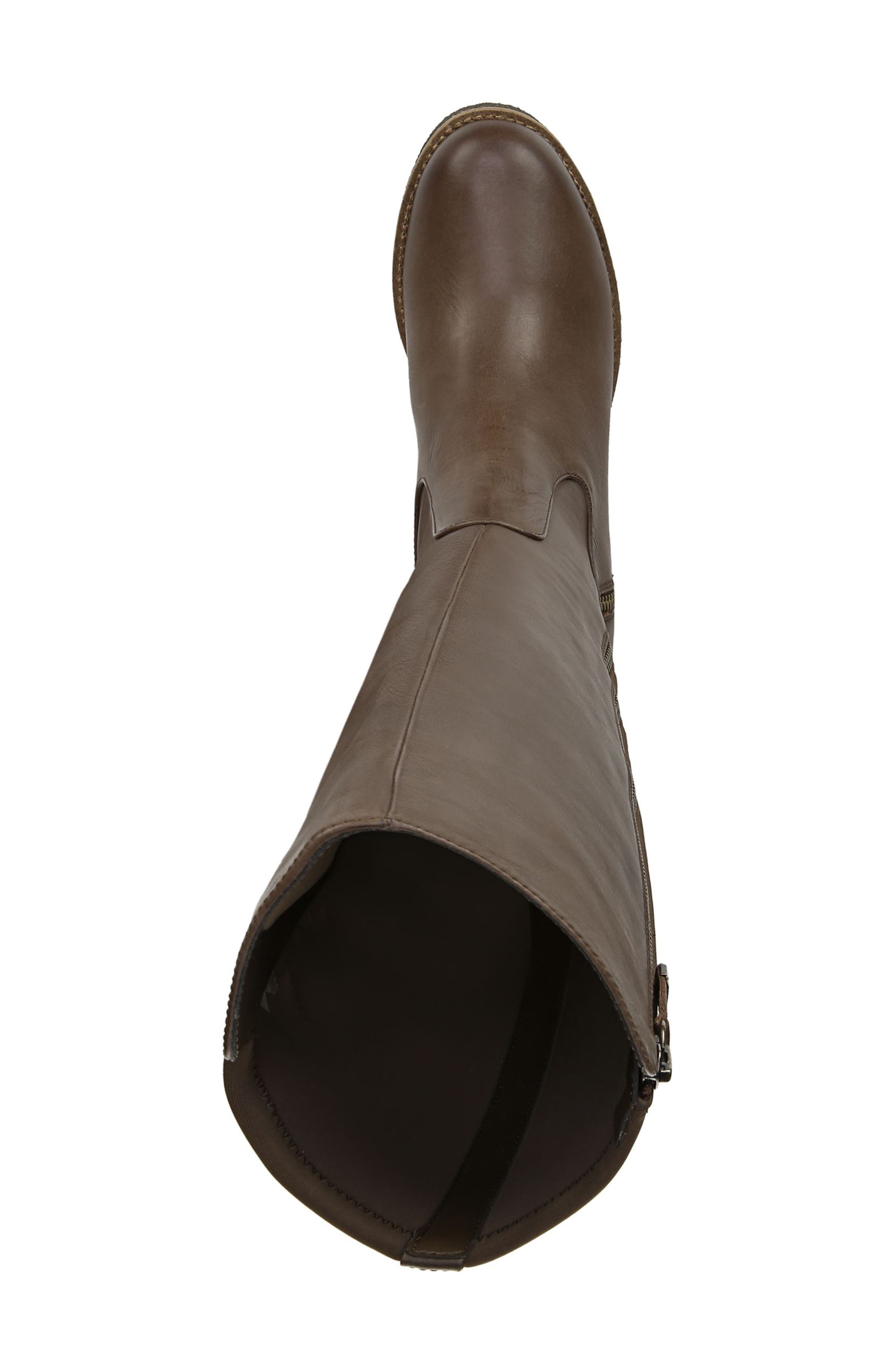 Tinslee Knee High Boot, Alternate, color, BROWN LEATHER