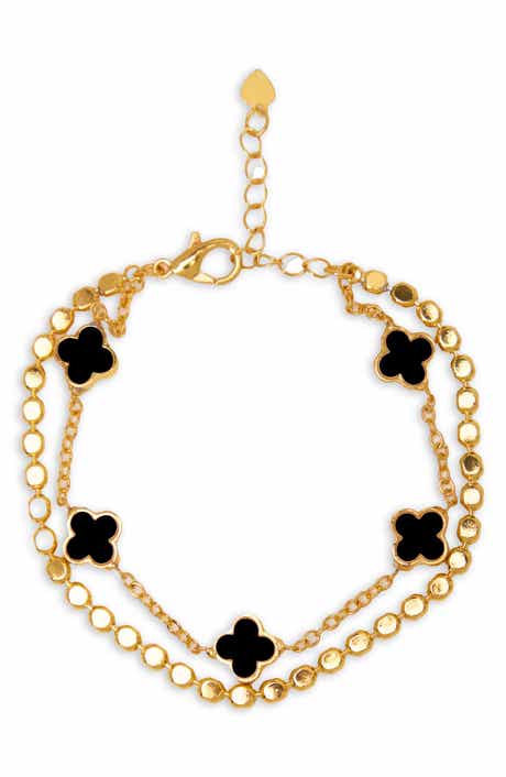 SAACHI Clover Charm Bracelet