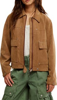 Free People Blair Faux Suede Jacket