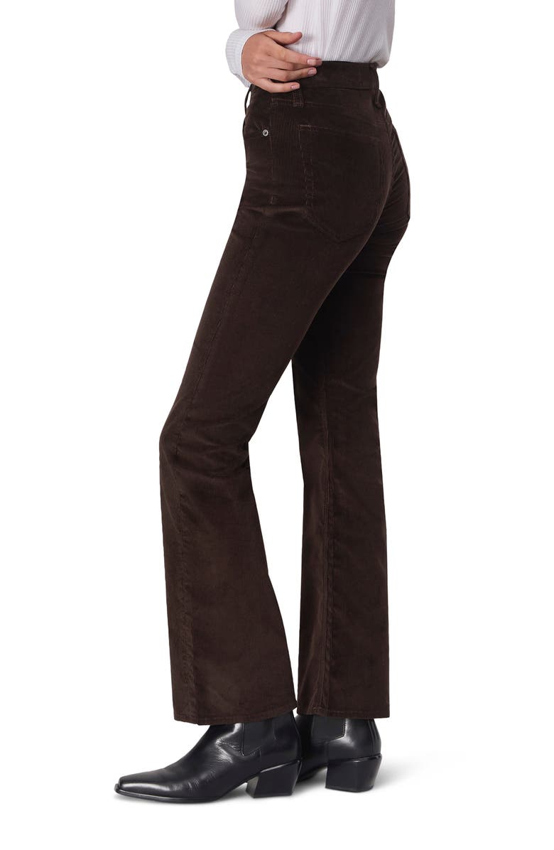 rag & bone Peyton Corduroy Bootcut Pants, Alternate, color, Dark Brown