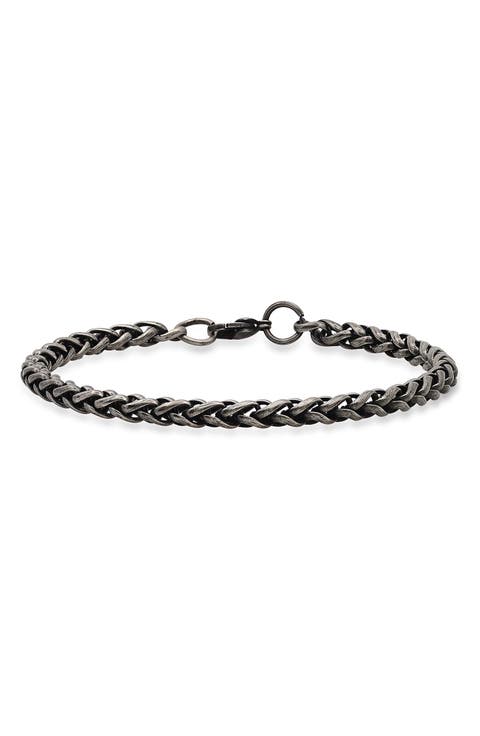 Oxidized Stainless Steel Bracelet