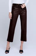 L'AGENCE Wanda High Waist Crop Wide Leg Pants