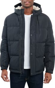 Lucky Brand Davis Hooded Puffer Jacket