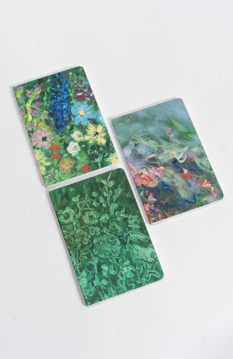 Set of Three Pocket Journals - Impressions of The Secret Garden