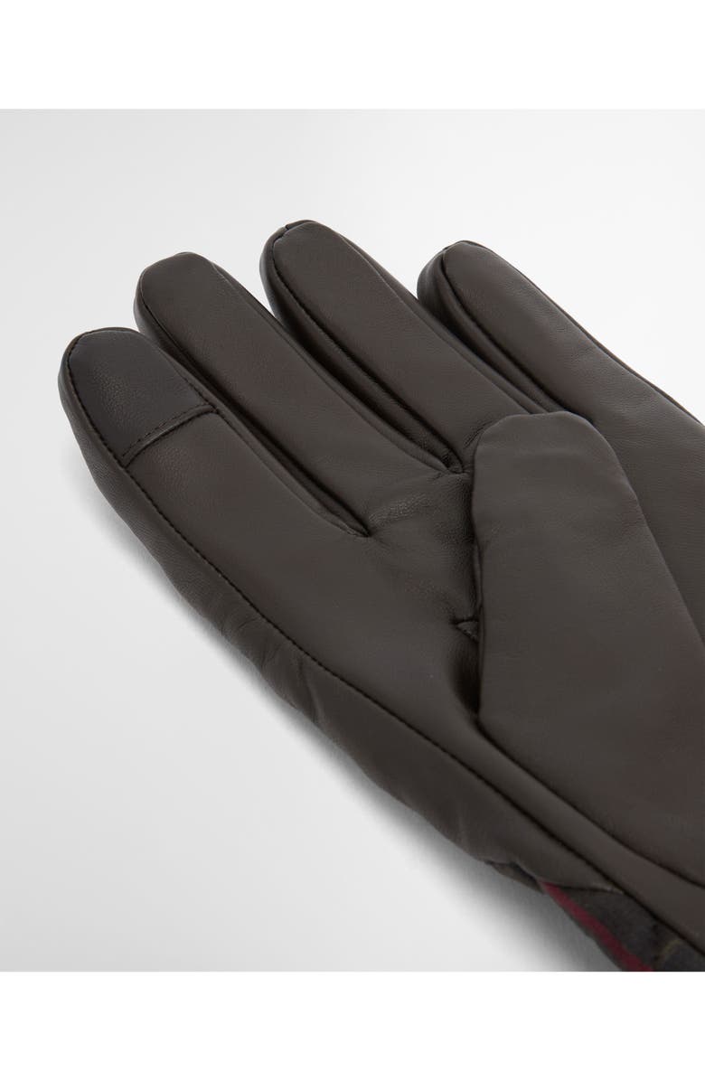 Barbour Darwen Quilted Tartan Touchscreen Gloves, Alternate, color, Classic Tartan