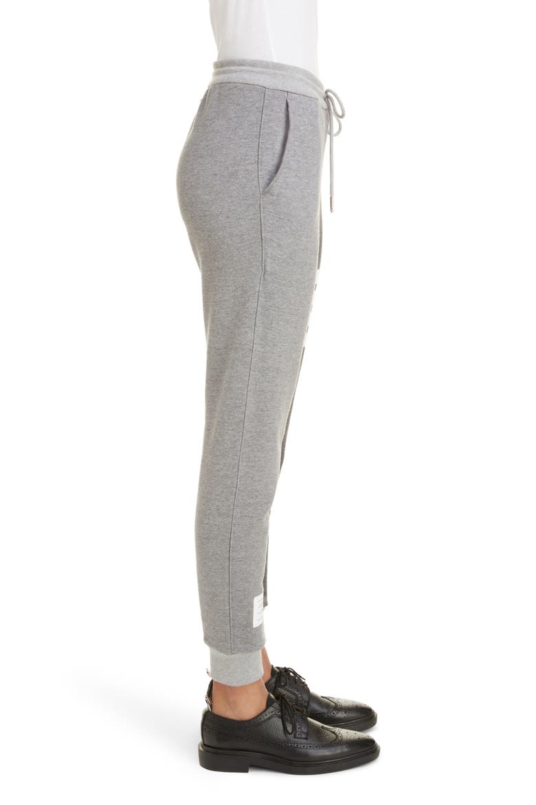 Four-Bar Cotton Joggers, Alternate, color, TONAL GREY
