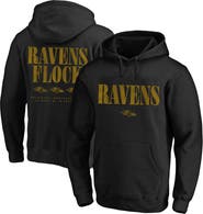 FANATICS Men's Fanatics Black Baltimore Ravens Big & Tall Relaxed Intense Rivalry Hoodie