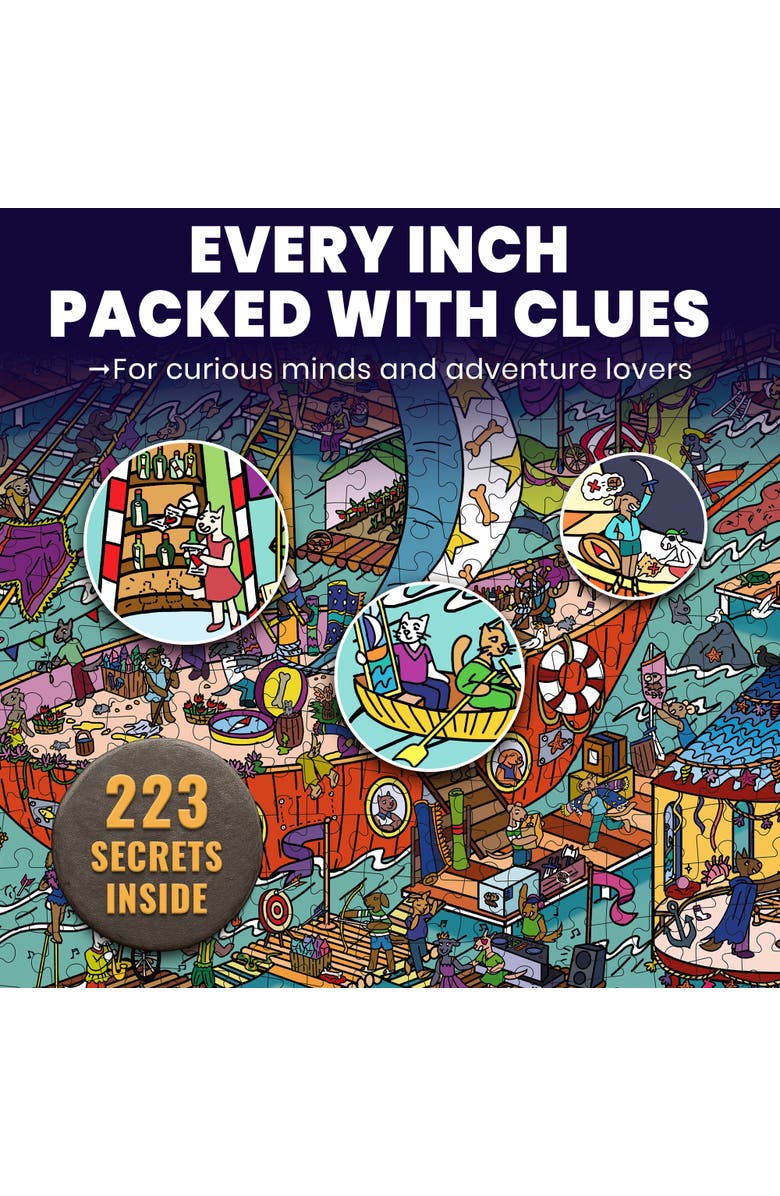 Quokka 1000 Piece Jigsaw Puzzle for Adults - Furfloat Kingdom, Twigtail Kingdom, Rocktail Kingdom & Blush Lotus Kingdom, Alternate, color, Furfloat Kingdom