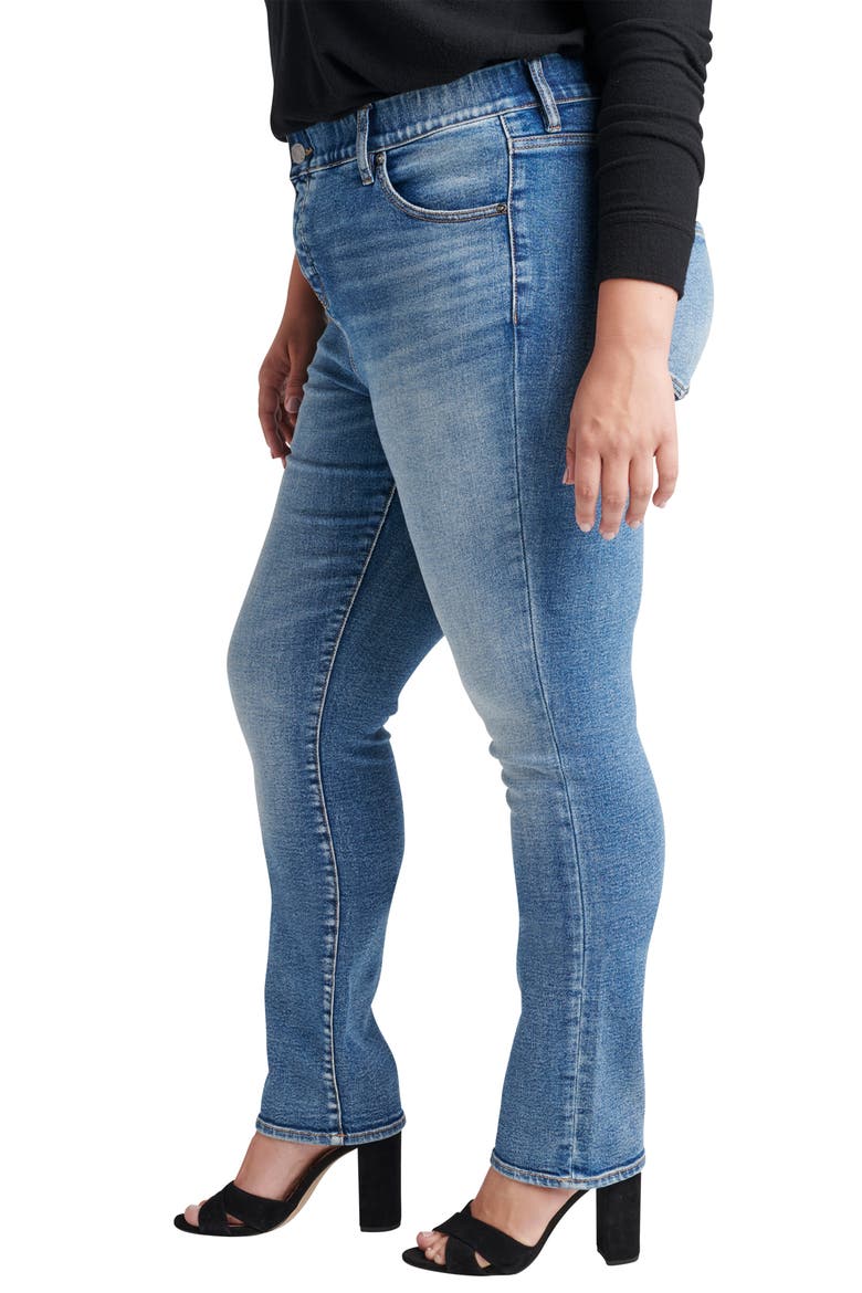Jeans Valentina Pull On Straight Leg Jeans, Alternate, color, PHOENIX BLUE
