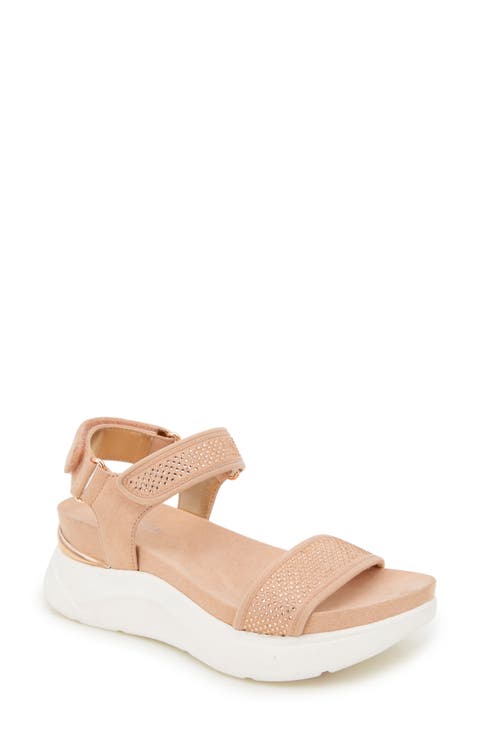 Halsey Ankle Strap Platform Sandal (Women)