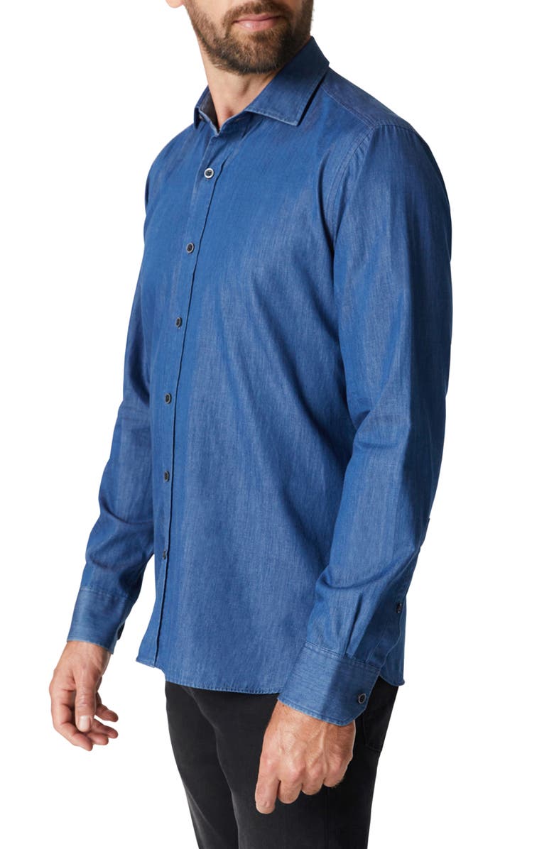 34 Heritage Denim Button-Up Shirt, Alternate, color,