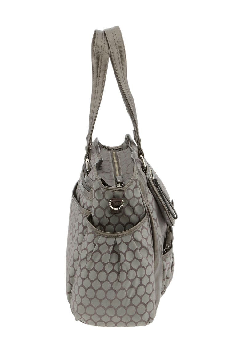 'Studio Tote' Diaper Bag, Alternate, color, PEWTER DOT