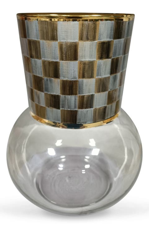 Sophisticheck Glass Vase