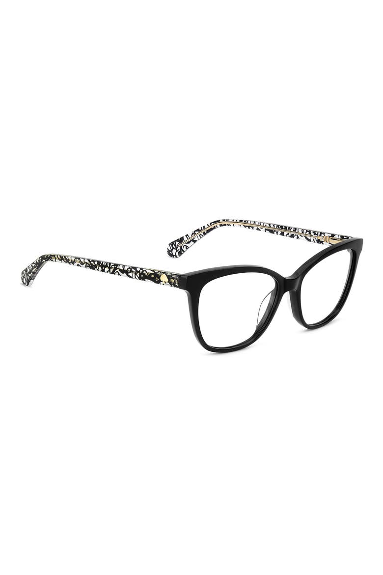 adrie 53mm square reading glasses, Alternate, color, PATTERN CRYSTAL BLACK