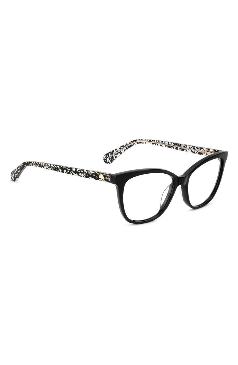 Kate Spade New York adrie 53mm square reading glasses, Alternate, color, 