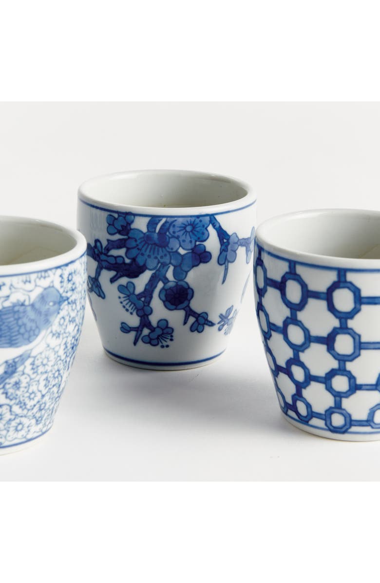 Napa Home & Garden Barclay Butera Dynasty Decorative Mini Flower Pots, Set of 6, Alternate, color, Blue