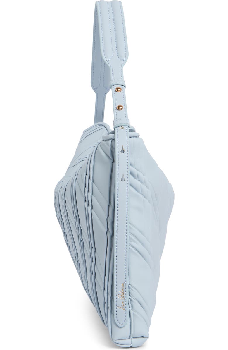 Sam Edelman Peddy Faux Leather Shoulder Bag, Alternate, color, Sky Blue