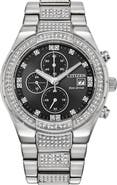 Citizen Crystal Bracelet Watch, 42mm
