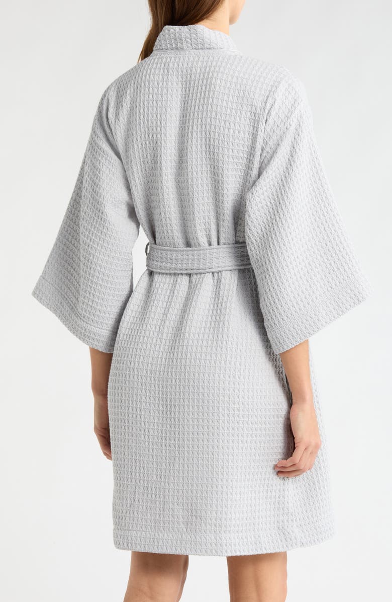 Nordstrom Women's Everyday Waffle Robe, Alternate, color, Grey Micro