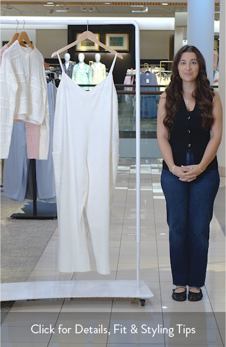 Day to Day Cotton & Linen Blend Romper, sales video thumbnail