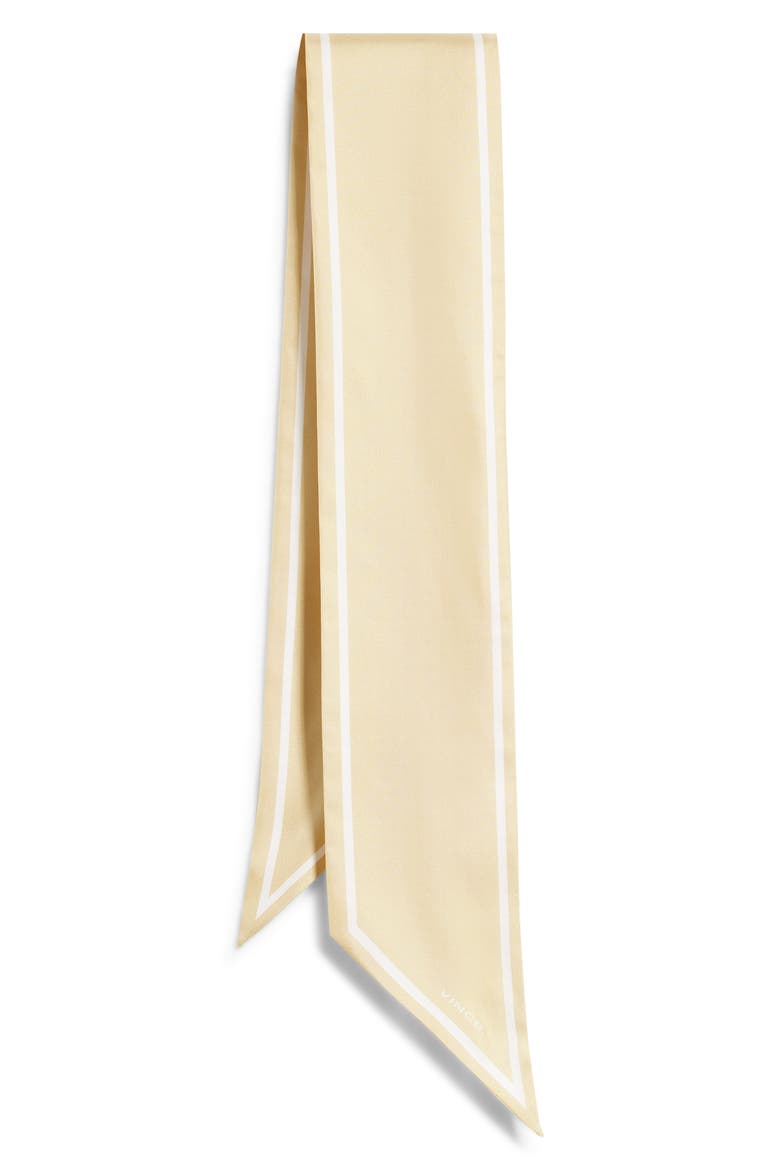 Stripe Silk Scarf, Alternate, color, MAIZ