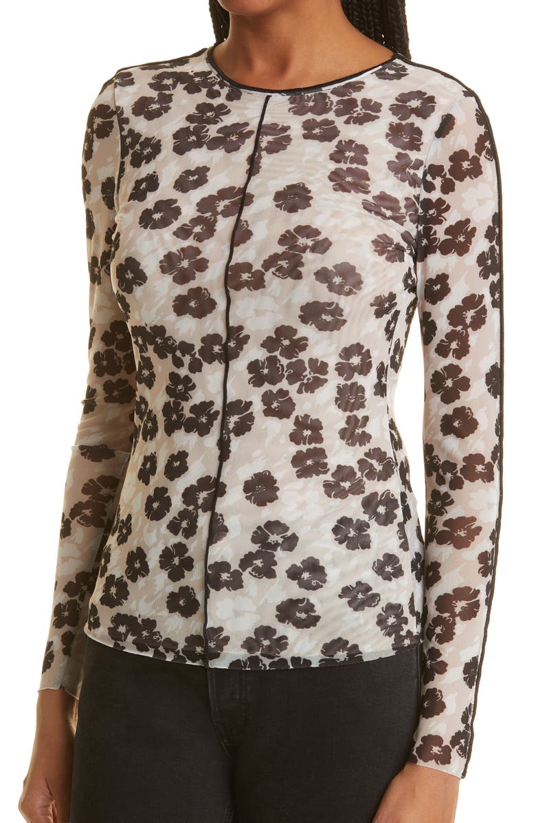 Ted Baker London Aubriiy Mesh Top, Alternate, color, 