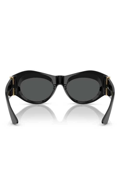 VERSACE VERSACE 52MM OVAL SUNGLASSES